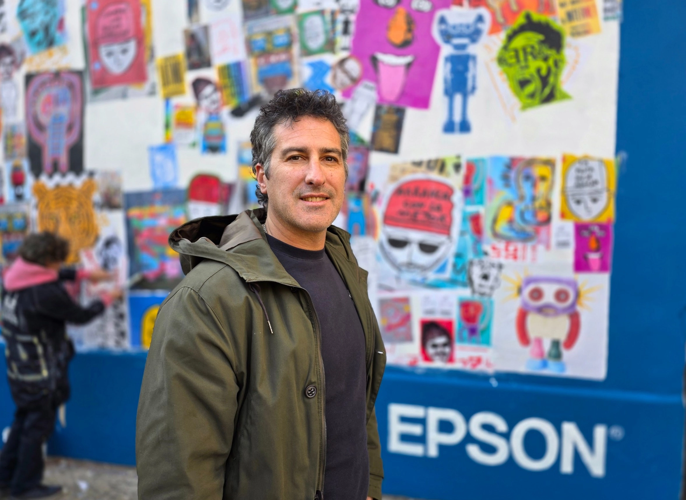 Epson fusiona arte y tecnología con un mural colaborativo en pleno Palermo