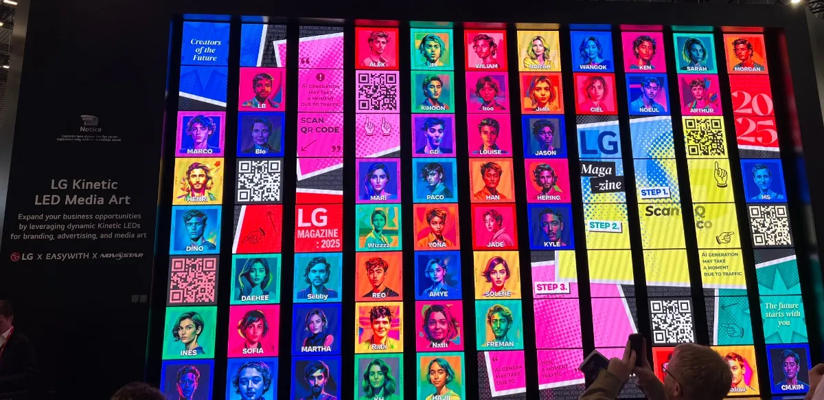 LG innova en ISE 2025.