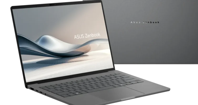 ASUS Zenbook A14, ligereza y potencia en un diseño revolucionario con IA.