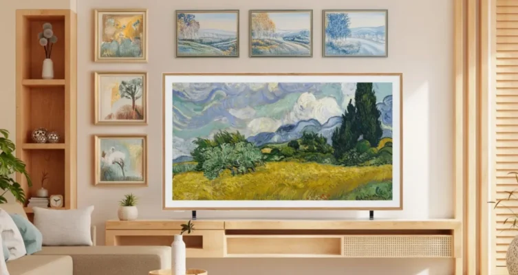 El nuevo Noblex Art TV, con diseño tipo cuadro y galería de obras precargadas, está pensado para integrarse armoniosamente en la decoración del hogar.