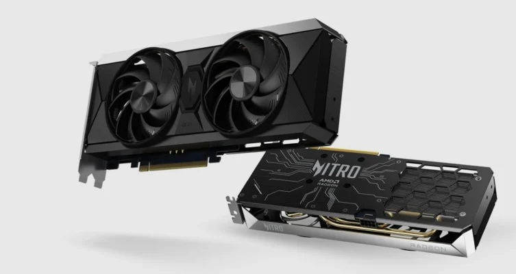Las nuevas tarjetas gráficas Nitro están hechas para durar, con placa trasera de aluminio y diseño rígido que resiste el uso intenso en juegos exigentes.