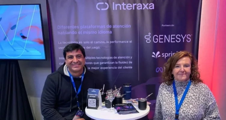Marcos Lezcano y Analía Sureda, representantes comerciales de Interaxa.