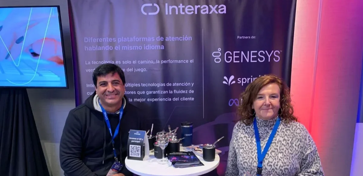 Marcos Lezcano y Analía Sureda, representantes comerciales de Interaxa.