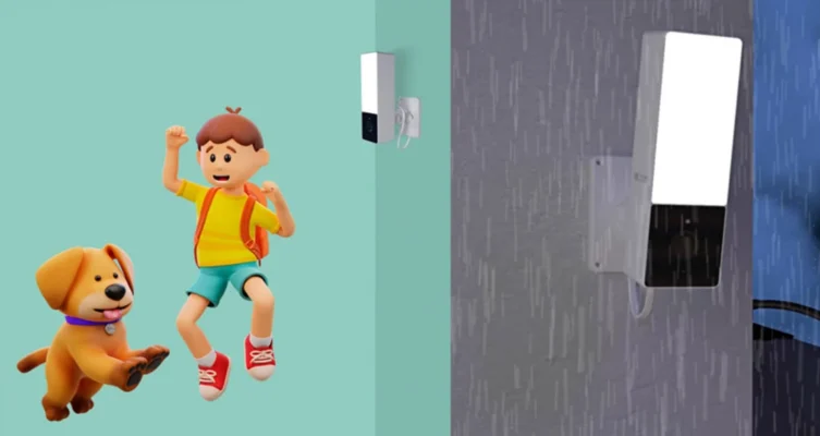 La cámara combina video de alta definición 2K QHD, un potente proyector LED y una sirena disuasoria