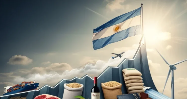 La expansión de las exportaciones argentinas duplicó el promedio global.