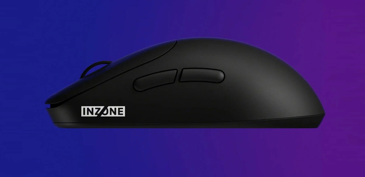 El INZONE Mouse-A es un mouse gamer ultraligero de solo 48,5 gramos, con sensor de 30.000 DPI, aceleración de hasta 70 G, respuesta de 8000 Hz y batería de hasta 90 horas.