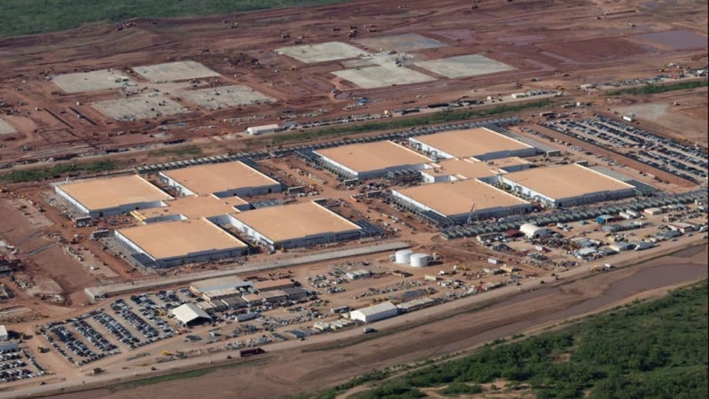 Uno de los data centers de Stargate Abilene, Texas, EEUU