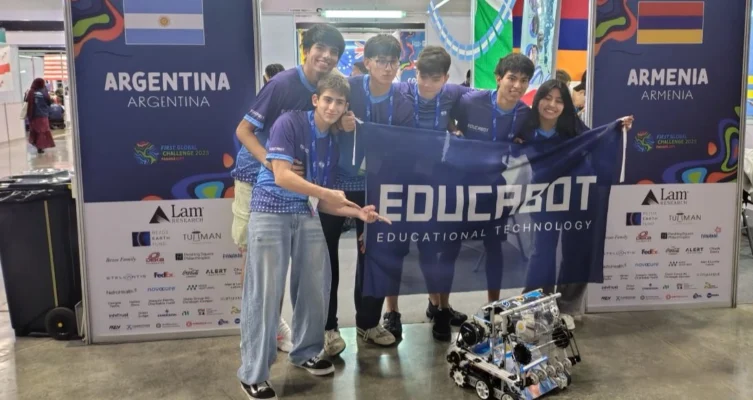 Argentina destaca en el mundial de robótica con jóvenes talentos neuquinos.