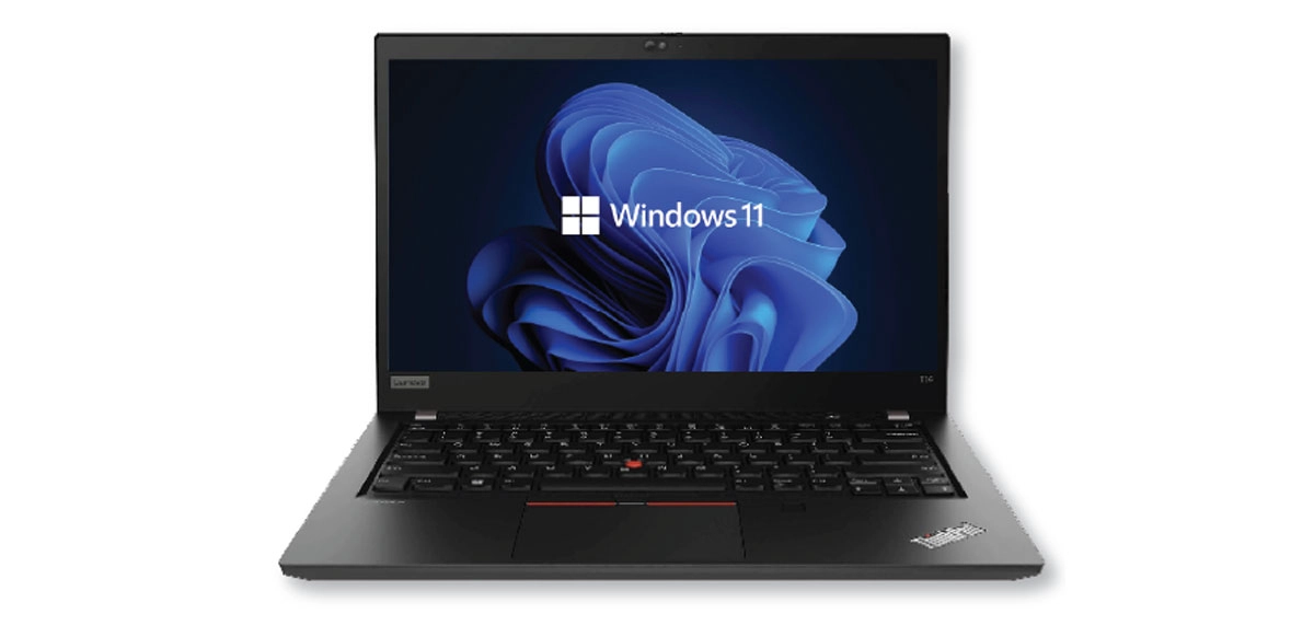 Laptop Lenovo con Windows 11 Pro.