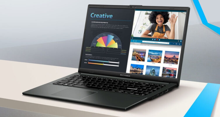 ASUS Vivobook Go, una notebook pensada para el día a día. Este modelo integra un procesador Intel® Core™ i3-N305 con frecuencias de hasta 3.8 GHz, 8 GB de memoria RAM DDR4 y 256 GB de almacenamiento SSD