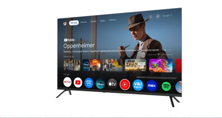 El televisor incorpora Google TV™, que centraliza en una sola interfaz los contenidos de Netflix, YouTube, Prime Video, Disney+, Apple TV, Flow, Paramount+ y muchas otras aplicaciones.