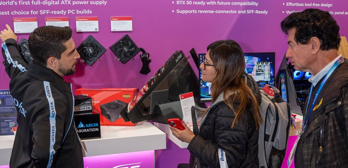 ADATA en el CES 2026 de Las Vegas.