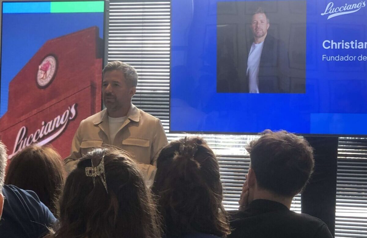Christian Otero, fundador de Lucciano´s.