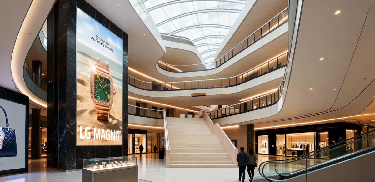 Más allá del impacto visual, LG MAGNIT incorpora innovaciones orientadas a mejorar la comodidad operativa y la fiabilidad.