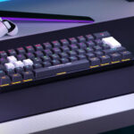 El teclado ofrece una fuerza de actuación de 45g y un punto de actuación de 1.4 mm, junto con anti-ghosting en 25 teclas