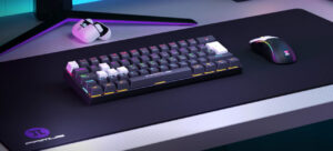 El teclado ofrece una fuerza de actuación de 45g y un punto de actuación de 1.4 mm, junto con anti-ghosting en 25 teclas