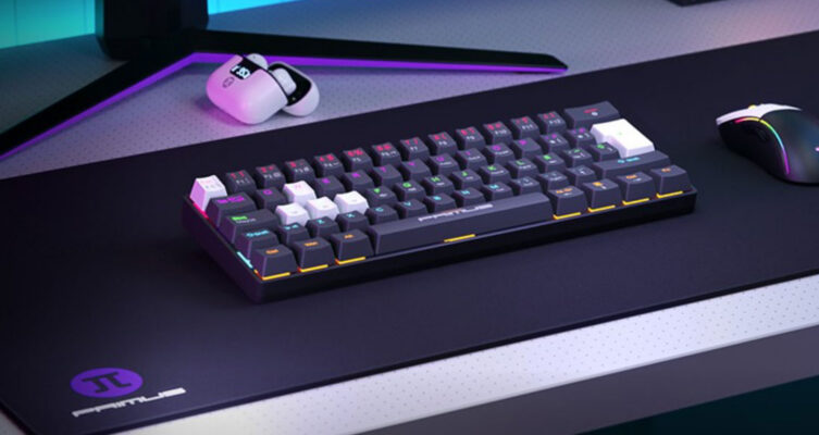 El teclado ofrece una fuerza de actuación de 45g y un punto de actuación de 1.4 mm, junto con anti-ghosting en 25 teclas