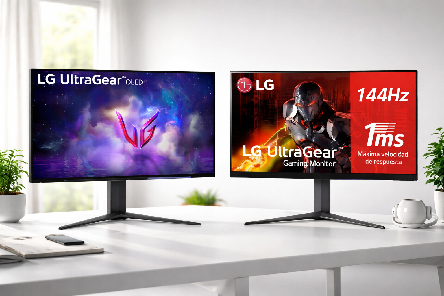 La principal diferencia entre ambas pantallas está en la tecnología de iluminación.