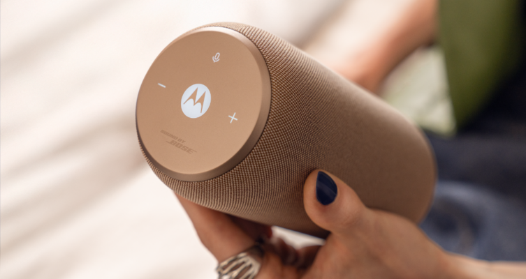 El moto sound flow es su primer parlante portátil de Motorola con tecnología Sound by Bose.