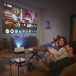 La serie Lifestudio Pop y Flex incluye proyectores portátiles y versátiles (Pop, Pop Plus, Flex y Flex Plus) capaces de proyectar hasta 150 pulgadas en 4K PRO-UHD® o Full HD.