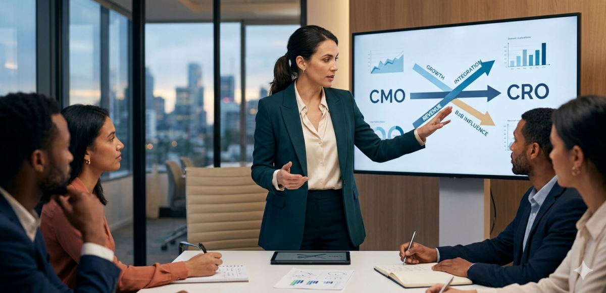 Más que un cambio de rol, el paso de CMO a CRO refleja una transformación en la forma de pensar el marketing: de generar demanda a liderar el crecimiento del negocio