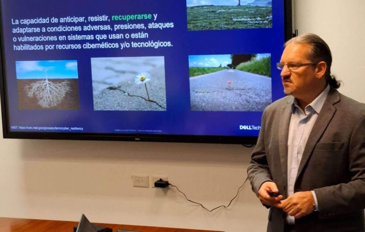 Juan Malizia, Consultor Especialista en Ciber-Resiliencia de Dell Technologies para Latinoamérica.