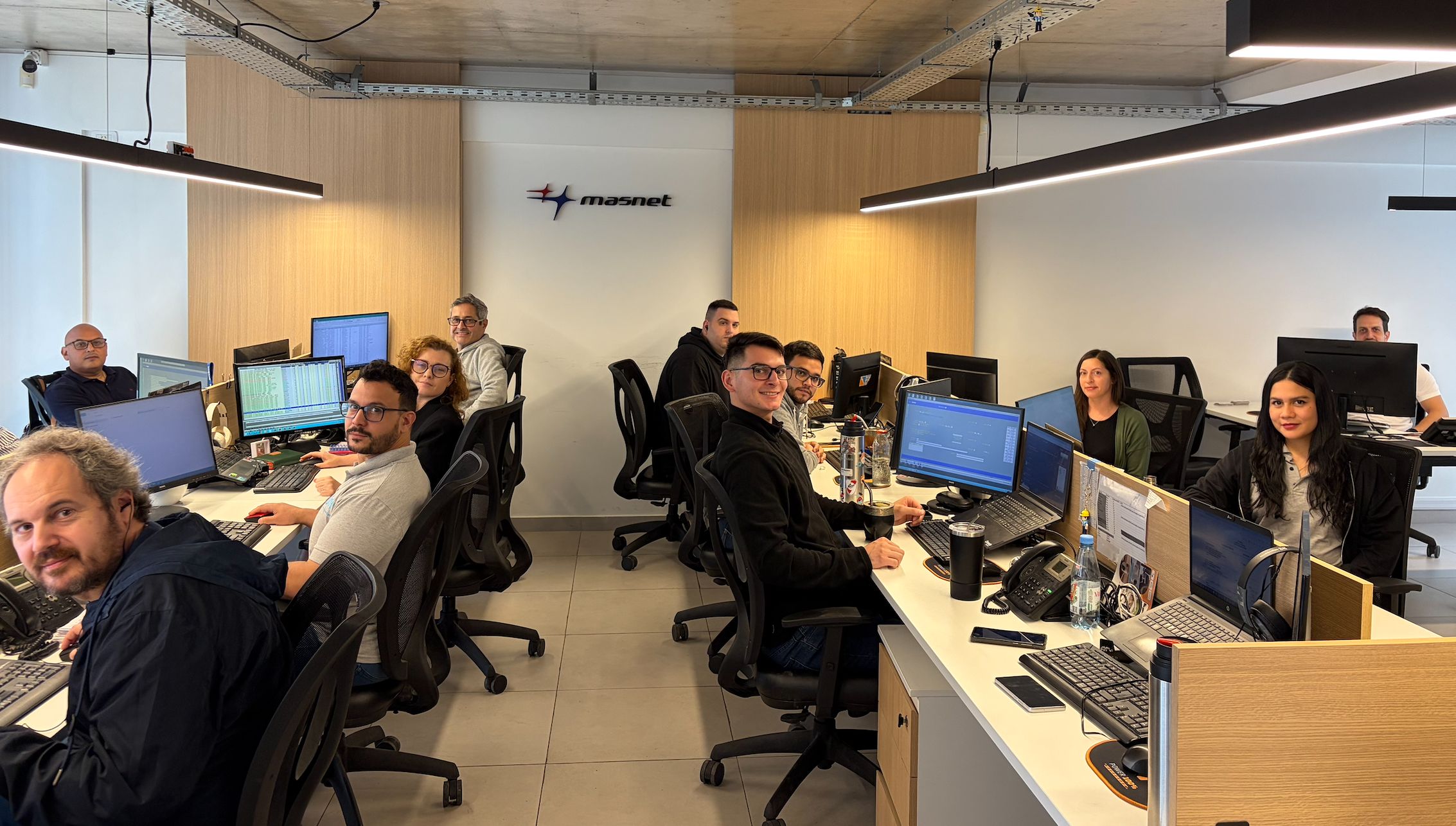 Oficinas de Masnet en Buenos Aires. 