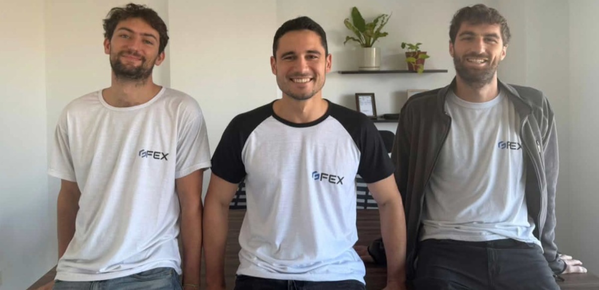 Los fundadores del proyecto: Joaquín Eidlicz, Agustín Mendilaharzu y Martín Anús.