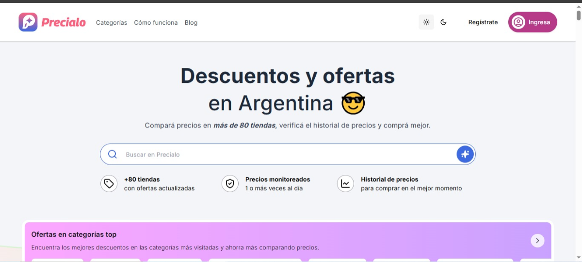 Precialo se convirtió en una de las plataformas más utilizadas para analizar ofertas y comparar precios entre retailers argentinos.