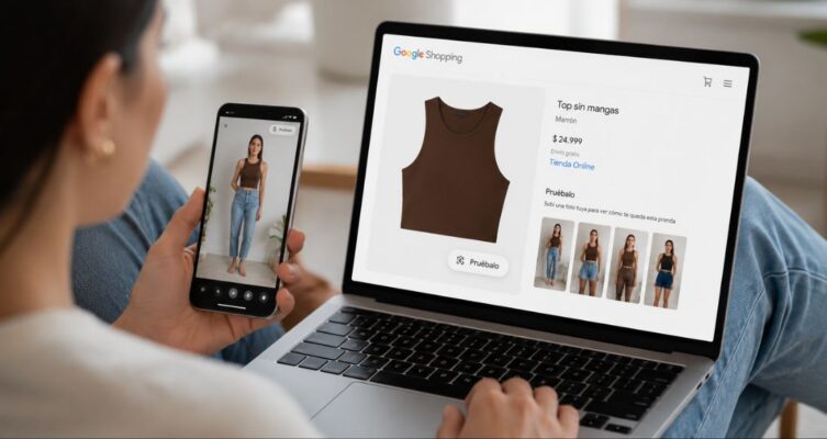 Google lanzó “Pruébalo” en Argentina y Latinoamérica: una función de Google Shopping que permite subir tu foto y ver, con IA generativa, cómo te queda la ropa de forma rápida, fácil y 100% virtual.