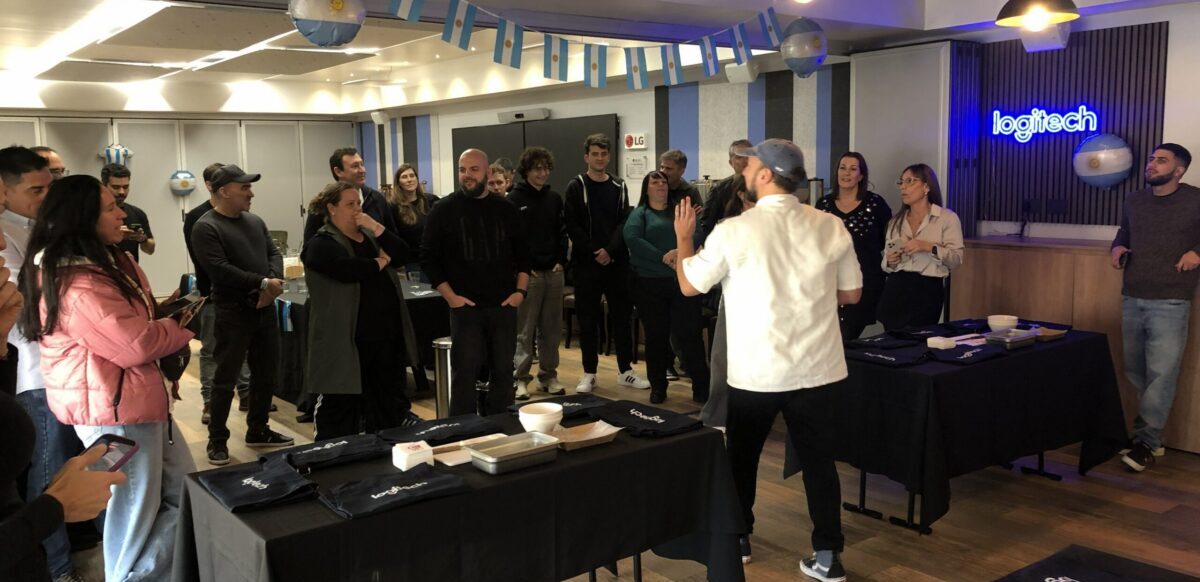 Canales, clientes, ejecutivos de Distecna y representantes de Logitech participaron de la iniciativa “La Hamburguesa del Mundial”, una propuesta orientada al networking y el trabajo colaborativo.
