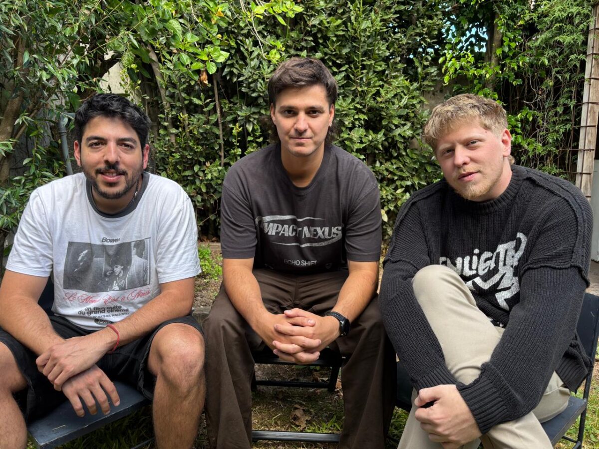 Bautista Vidal, Manuel Montes de Oca y Sebastián Aspani fundadores de Purga Studio.