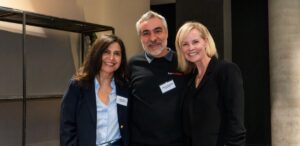 Tane López, MSP Partner Account Executive de Lansweeper; Jorge Taboada, Digital Transformation Architect; y Christina Klein, VP Global MSP de Lansweeper.