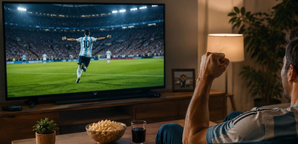 Para acompañar este entusiasmo y facilitar el acceso a los contenidos deportivos, Roku ofrece en Argentina la Zona de Fútbol, un espacio dedicado dentro de la pantalla de inicio.