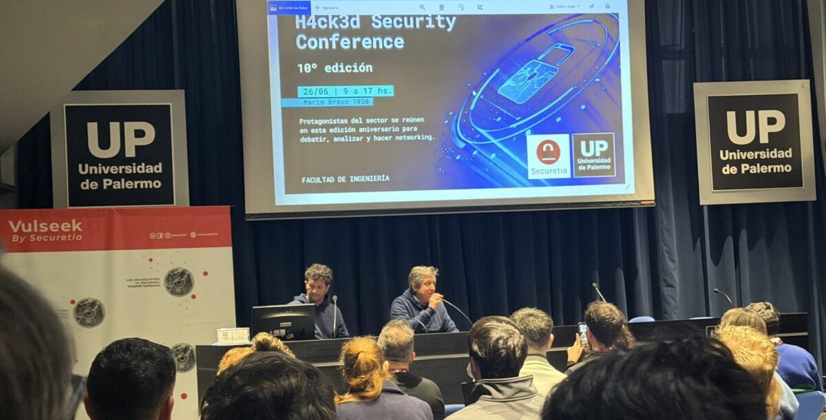 Alejandro Popovsky, decano de la Facultad de Ingeniería de la Universidad de Palermo y Javier Vallejos, CEO de Securetia