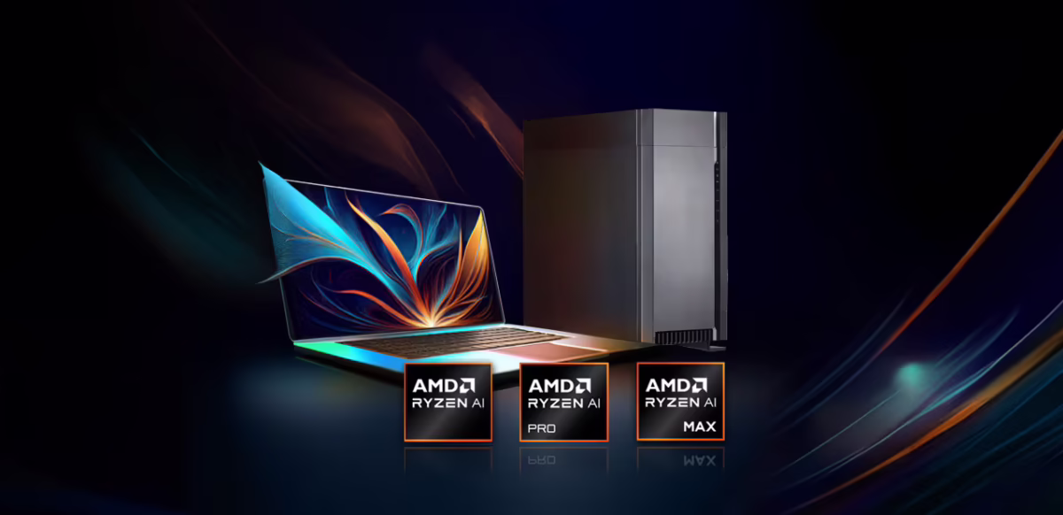 Según AMD, las AI PCs permiten ejecutar funciones de inteligencia artificial directamente en el dispositivo, mejorando el rendimiento, la privacidad y la autonomía.