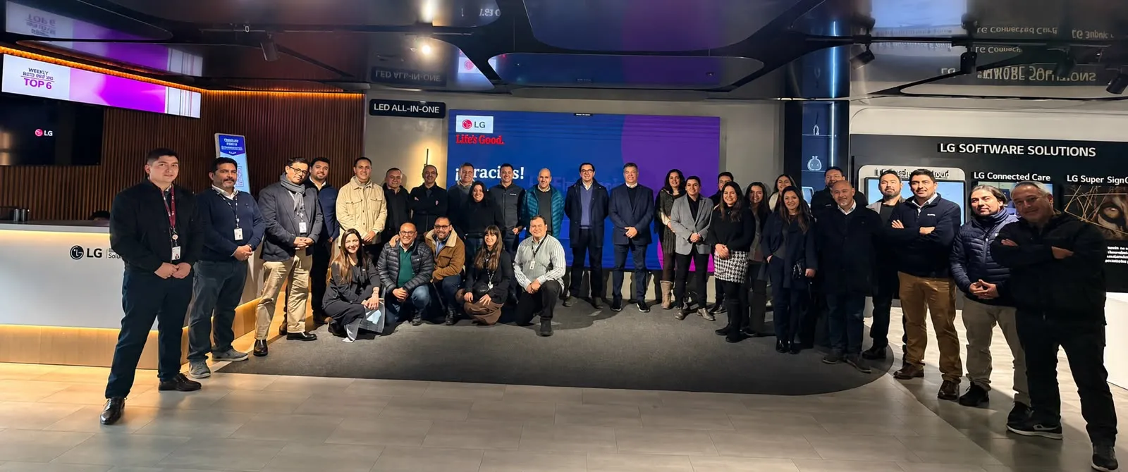 La expansión de la alianza a Chile busca aprovechar el crecimiento del mercado local de Digital Signage y el reconocimiento de la marca LG en ese país.