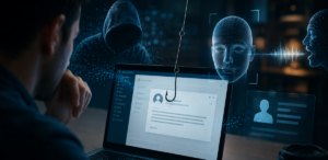 La inteligencia artificial generativa permite crear mensajes, voces e identidades falsas cada vez más convincentes, elevando la sofisticación de los ataques de ingeniería social.