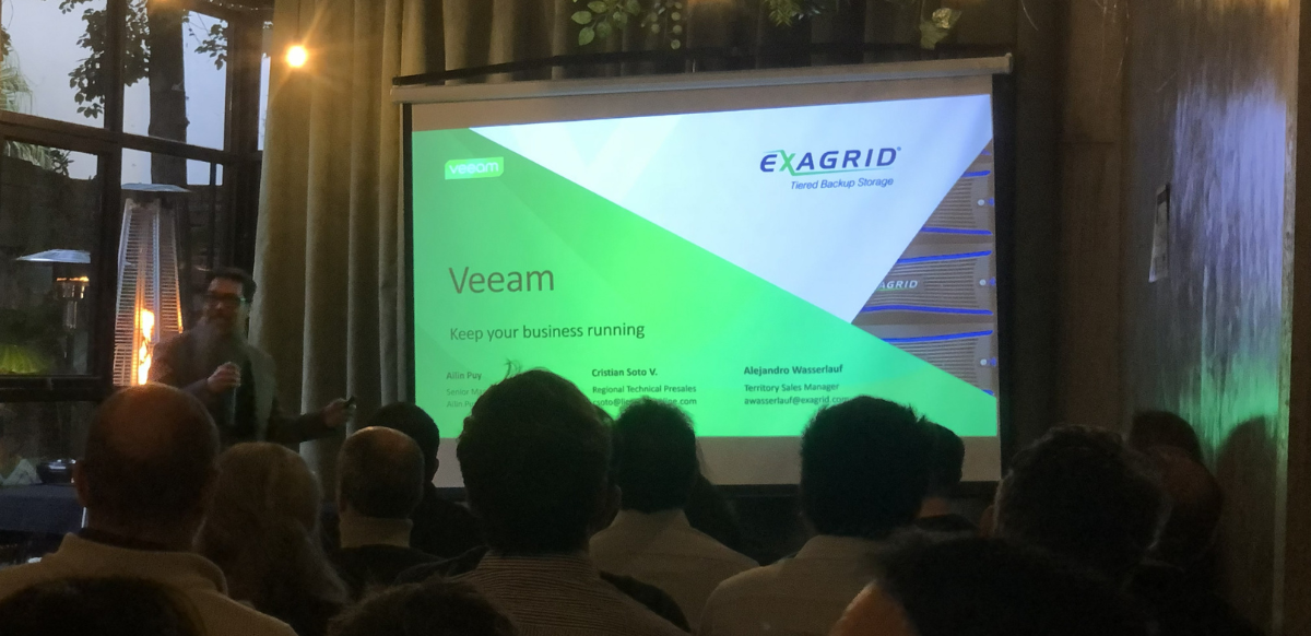 Cristian Soto, PreSales Engineer de ExaGrid & Veeam en Licencias OnLine.