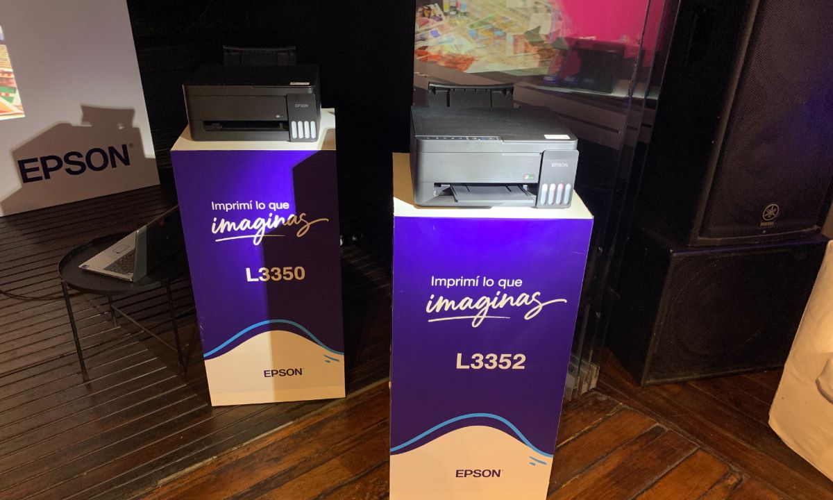 Las Epson EcoTank L3352 y L3350 forman parte de la nueva generación presentada en Argentina, con mejoras en velocidad, tamaño y experiencia de uso.