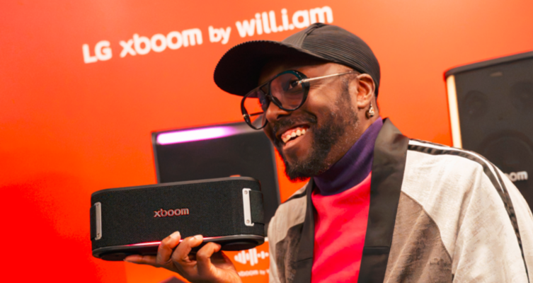 El reconocido músico y empresario tecnológico will.i.am asumió el rol de "Arquitecto Experiencial" de LG xboom.
