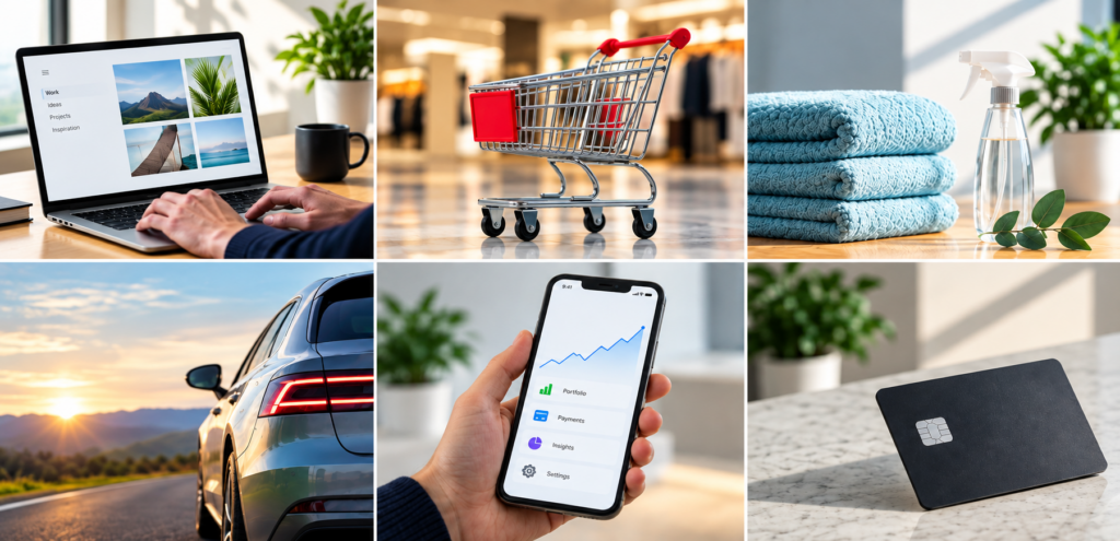 Qué muestran las mediciones sobre Retail, cuidado del hogar, automotriz, banking, fintech y servicios digitales