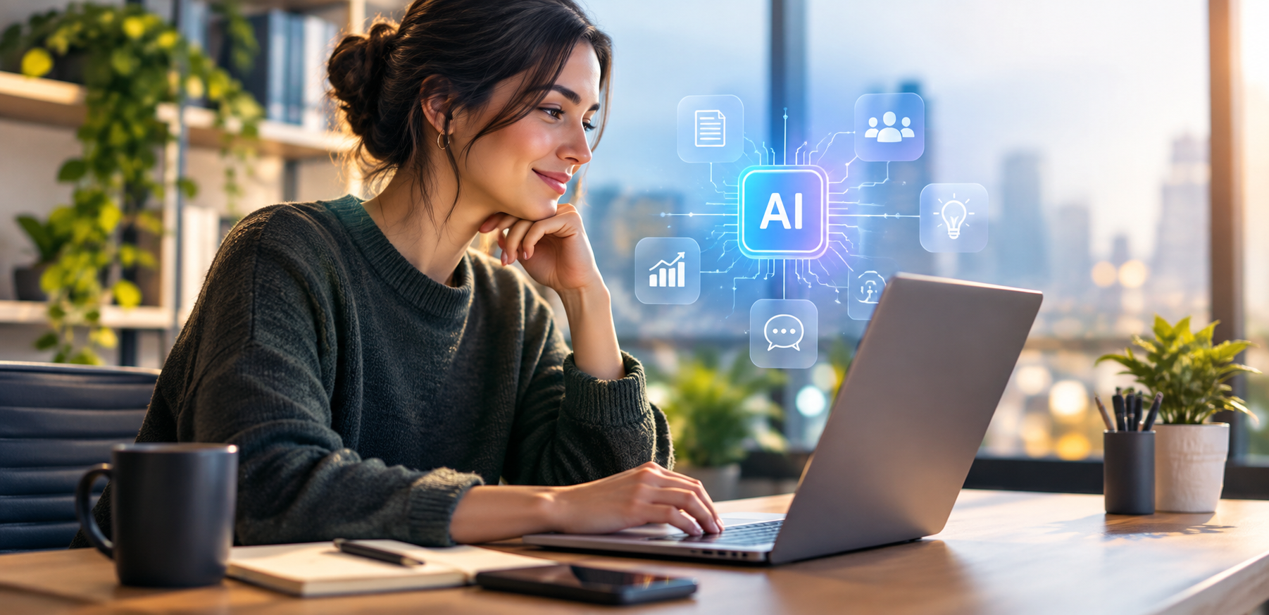 De acuerdo al Work Trend Index 2026 el 58% de quienes usan IA produce trabajo que no podía hacer un año atrás y en los usuarios avanzados este indicador alcanza el 80%.