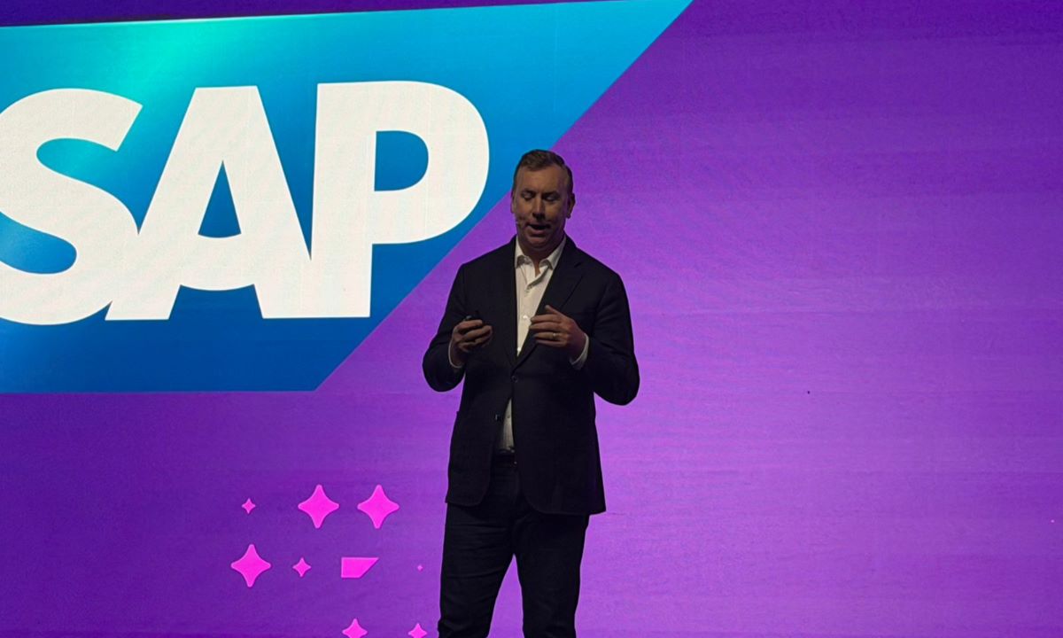 David Robinson, presidente de SAP para Norteamérica y de las funciones de Éxito del Cliente para las Américas, destacó la necesidad de abordar la inteligencia artificial como una transformación del negocio y no solo como una cuestión tecnológica.