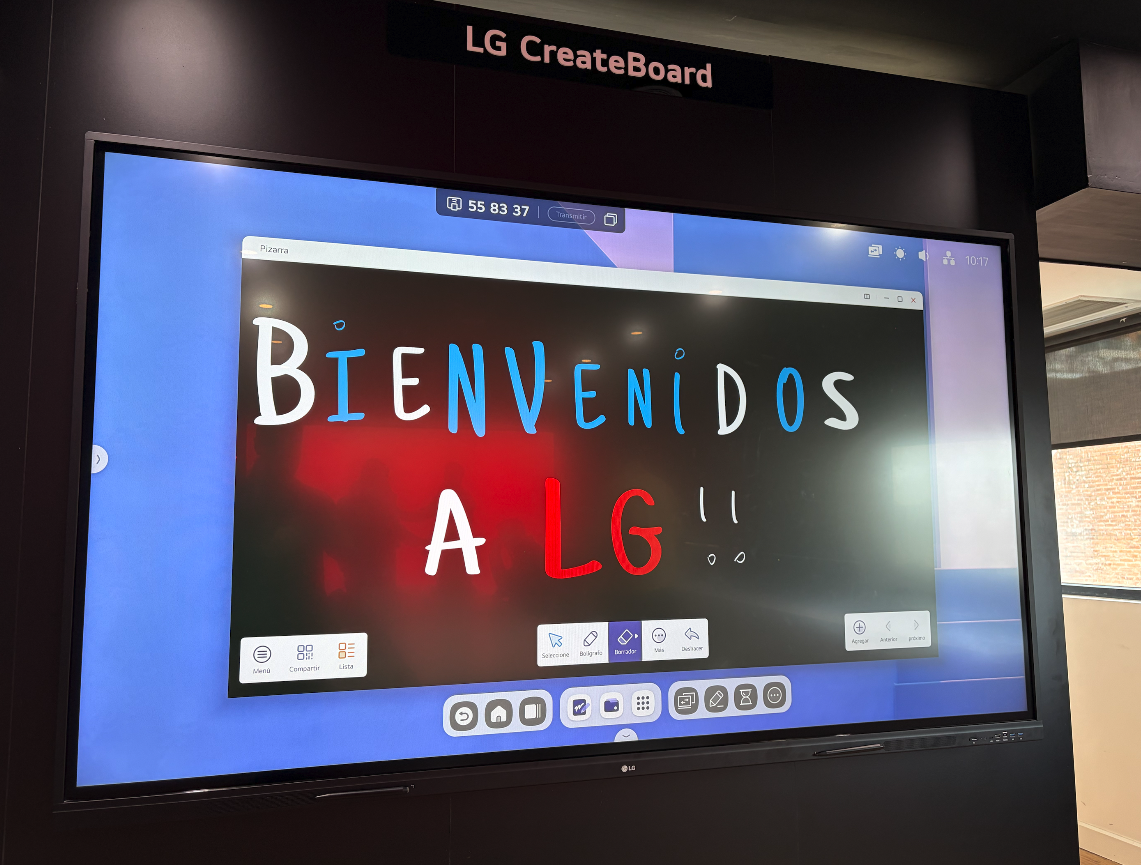 Pantallas interactivas LG CreateBoard