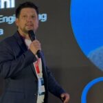 Hernando Castiglioni, director de Ingeniería para Argentina de Fortinet, durante la apertura del XPERTS Roadshow.