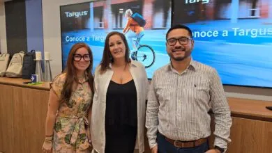 Izq. a Der. Paola DiGianvito (Targus),Ana López (Distecna) y Alfredo Kanashiro (Targus)