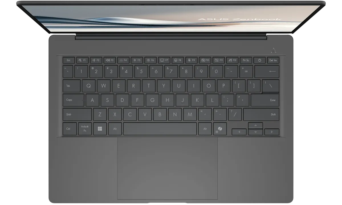 Teclado ergonómico y touchpad de gran tamaño con soporte para Gestos Inteligentes, diseñado para una navegación cómoda y precisa