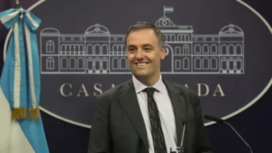 Manuel Adorni, vocero presidencial.