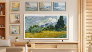 El nuevo Noblex Art TV, con diseño tipo cuadro y galería de obras precargadas, está pensado para integrarse armoniosamente en la decoración del hogar.